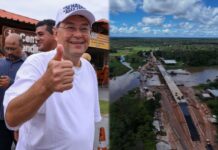 Ponte sobre o rio Autaz Mirim será liberada para tráfego no dia 27 de abril