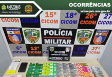 Polícia apreende dezenas de cartões com suspeito em Manaus