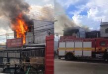 Incêndio atinge kitnet e causa perda total no bairro Santo Antônio, em Manaus