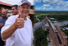 Mais um avanço para a BR-319: Ponte do Autaz Mirim é totalmente concretada e começa a receber asfalto
