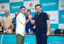 Prefeito Renato Junior empossa Nagib Salem como novo secretário de Saúde de Manaus