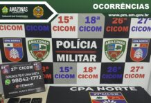 Suspeito cai de moto durante fuga e é capturado pela PM na zona norte de Manaus