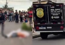 Homem é executado a tiros durante assalto e suspeito é espancado por moradores em Manaus