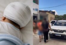 Bebê de 2 meses sofre fraturas no crânio e costelas após agressões; pai é preso em Manaus