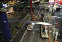 Prefeitura inicia implantação de vigas da nova passarela da avenida Torquato Tapajós