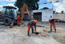 Prefeitura de Manaus reconstrói rede de drenagem profunda no bairro da Paz e reforça segurança viária