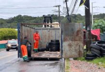 Prefeitura de Manaus recolhe mais de 78 mil pneus descartados irregularmente nos primeiros quatro meses de 2026