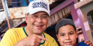 “O hexa do Amazonas é concluir a BR-319 e fazer obras que salvam vidas”, diz Braga na estreia do Brasil na Copa
