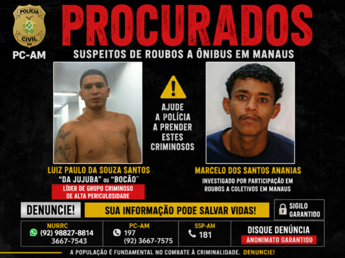 Da Jujuba procurado pela Polícia Civil em Manaus. Da Jujuba procurado pela Polícia Civil em Manaus durante a Operação Happy Birthday.