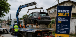 PREFEITURA DE MANAUS INTENSIFICA OPERAÇÃO SUCATA PARA RETIRAR VEÍCULOS ABANDONADOS NA ZONA NORTE Operação Sucata realizará remoção de veículos abandonados em Manaus.
