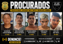POLÍCIA CIVIL DIVULGA IMAGENS DE CINCO PROCURADOS POR TRÁFICO DE DROGAS EM NHAMUNDÁ Procurados por tráfico de drogas em Nhamundá.