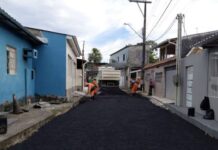 Prefeitura de Manaus intensifica recuperação asfáltica na comunidade Riacho Doce e amplia melhorias na mobilidade urbana da zona Norte