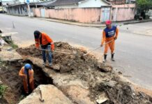 Prefeitura de Manaus recupera sistema de drenagem no conjunto Augusto Montenegro e fortalece ações de conscientização ambiental