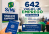 SINE MANAUS OFERTA 642 VAGAS DE EMPREGO NESTA QUARTA-FEIRA EM MANAUS vagas de emprego em Manaus oferecidas pelo Sine Manaus