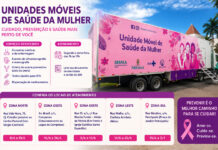 SEMSA DIVULGA NOVOS LOCAIS DE ATENDIMENTO DAS UNIDADES MÓVEIS DE SAÚDE DA MULHER EM CINCO ZONAS DE MANAUS Unidade Móvel de Saúde da Mulher realizando atendimentos em Manaus.
