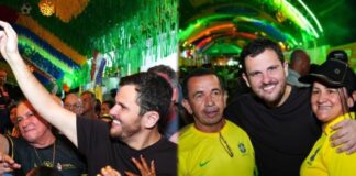 ‘Rua da Copa’ é inaugurada na Compensa com decoração feita por garis artistas em Manaus