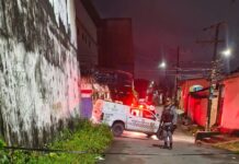HOMEM É ENCONTRADO MORTO COM MARCAS DE TIROS E ESPANCAMENTO NA COLÔNIA TERRA NOVA, EM MANAUS Rua onde homem foi encontrado morto com marcas de tiros na Colônia Terra Nova em Manaus.
