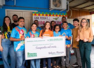 Deputada Estadual Débora Menezes destina emenda ao Instituto TEAmo e fortalece atendimento a crianças e jovens com autismo em Humaitá