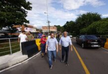 Governador Roberto Cidade inaugura primeira ponte do Programa Estadual de Construção de Pontes Urbanas em Manaus