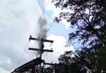 TRABALHADOR SOFRE DESCARGA ELÉTRICA DURANTE SERVIÇO NA BR-174 EM PRESIDENTE FIGUEIREDO, NO AMAZONAS Equipes de resgate atuam após acidente com trabalhador em rede elétrica de alta tensão em Presidente Figueiredo.