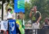 Comunidade acadêmica da UEA protesta em frente à Sede do Governo contra cortes e bloqueios no orçamento