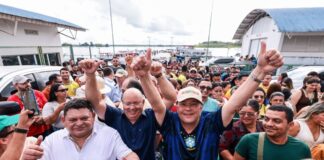 Eduardo Braga entrega obras em Manaquiri e reforça que avanço da BR-319 abrirá novas oportunidades para o município