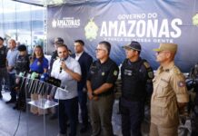Governo Roberto Cidade apresenta resultados da operação Segurança Presente que apreendeu mais de duas toneladas de drogas em Coari