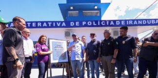 Em Iranduba, governador Roberto Cidade inaugura delegacia revitalizada e ampliada