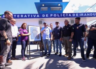 Em Iranduba, governador Roberto Cidade inaugura delegacia revitalizada e ampliada
