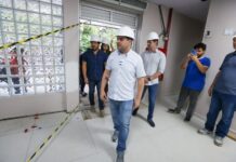 Governador Roberto Cidade vistoria obras na FCecon e no SPA Coroado