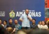 Governador Roberto Cidade entrega kits escolares, alimentação e livros para alunos do Ceti Áurea Pinheiro Braga, na zona oeste de Manaus