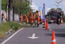 Prefeitura de Manaus recolhe 224 toneladas de resíduos e reforça limpeza em mais de 72 quilômetros de corredores viários
