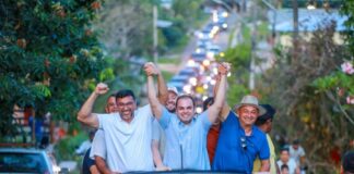 Em Novo Airão, Roberto Cidade anuncia aumento do Auxílio Estadual para R$ 250 já a partir de 2027