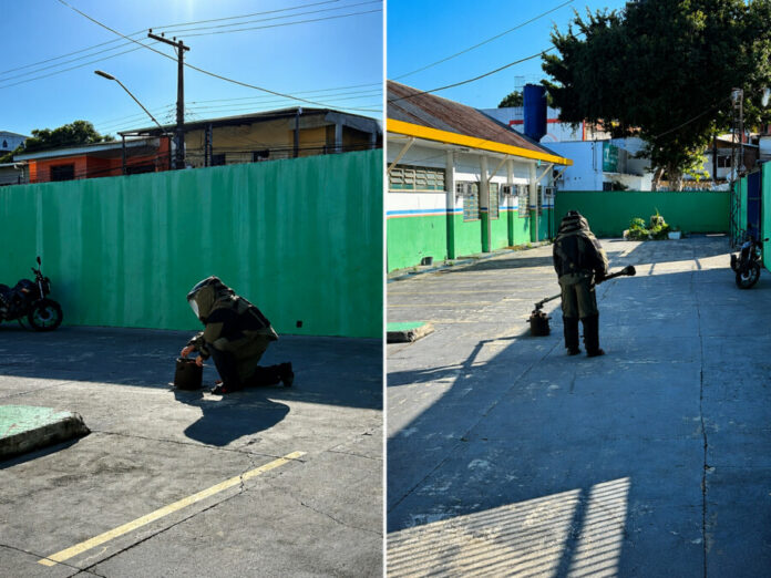 Artefato explosivo em escola de Manaus mobiliza equipe do MARTE.