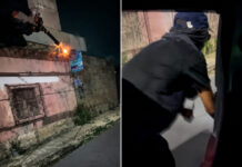 VÍDEO MOSTRA ATAQUE À CASA DE POLICIAL MILITAR E ROCAM PRENDE DOIS SUSPEITOS EM MANAUS Ataque à casa de PM: Rocam prende dois suspeitos em Manaus.