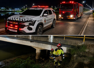 Corpo de mulher é encontrado embaixo da Ponte do Quarenta na zona Sul de Manaus Corpo de mulher é encontrado embaixo da Ponte do Quarenta durante operação da polícia e dos bombeiros.