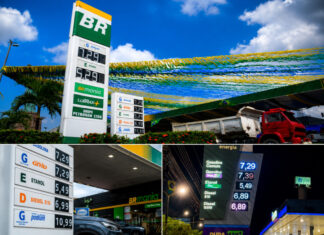 GASOLINA CHEGA A R$ 7,29 EM MANAUS E PROCON INVESTIGA POSSÍVEL AUMENTO ABUSIVO Gasolina em Manaus com preço de até R$ 7,29 em posto de combustível.