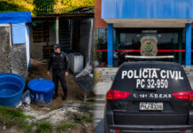 HOMEM É ENCONTRADO MORTO APÓS DISCUSSÃO COM A ESPOSA NA ZONA NORTE DE MANAUS Viatura da Polícia Civil em ocorrência de homem encontrado morto na comunidade Açaí, em Manaus.