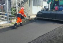Prefeitura de Manaus intensifica recapeamento no Parque 10 e aplica 100 toneladas de asfalto para modernizar importante via da zona Centro-Sul