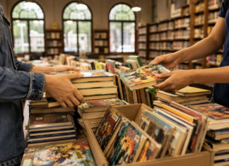 TROCA DE LIVROS E GIBIS MOVIMENTA A BIBLIOTECA PÚBLICA DO AMAZONAS NO DIA 12 DE JULHO Troca de livros Manaus na Biblioteca Pública do Amazonas