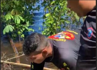 CORPO É ENCONTRADO NO RIO NEGRO, NO PURAQUEQUARA, E CASO É INVESTIGADO EM MANAUS Corpo encontrado no Rio Negro no Puraquequara em Manaus