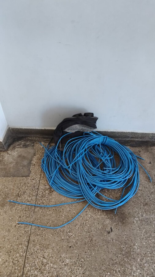 Manoel Lima dos Santos preso após furto de fios na Ageman