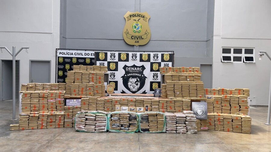 Apreensão de drogas no Amazonas durante operações da Polícia Civil
