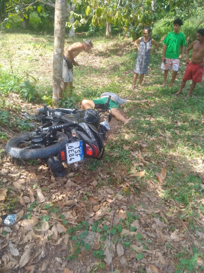 Motociclista morre após acidente na estrada de Novo Airão.