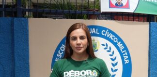 Deputada Débora Menezes fiscaliza Escola Cívico-Militar no São Jorge e cobra regularização de monitores
