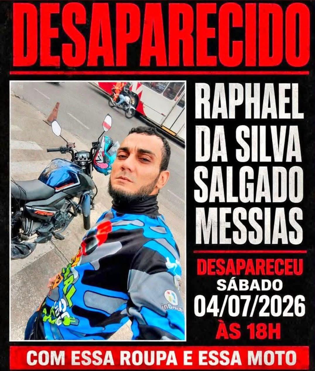 Motociclista de aplicativo foi encontrado morto na Cidade Nova, em Manaus.