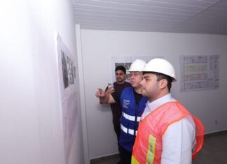Governador Roberto Cidade vistoria obras da Casa de Passagem, que alcançam 90% de execução em Manaus