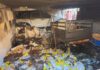 Falha na rede elétrica causa incêndio em casa no Santo Antônio