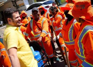Prefeito Renato Junior acompanha serviços de limpeza na avenida Codajás e reforça atuação da Semulsp em Manaus