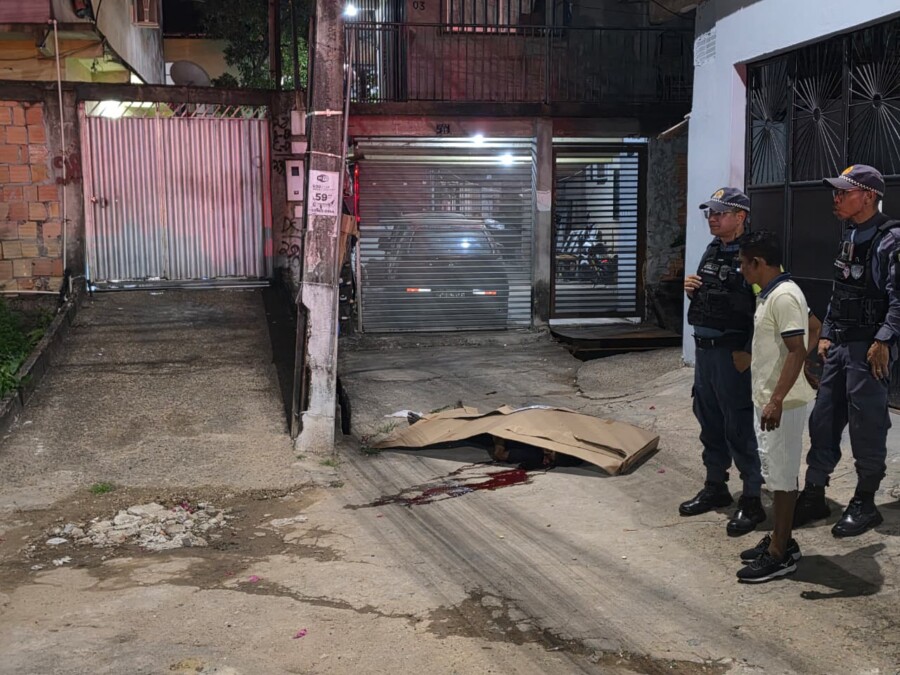 Homem executado a tiros no bairro Betânia durante ocorrência em Manaus.